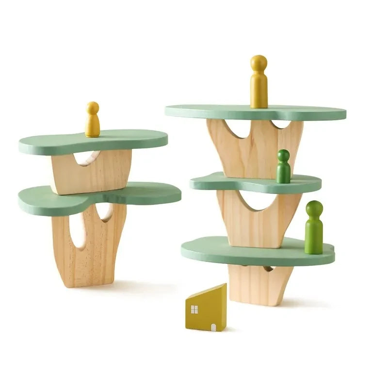 Montessori sensory stacking toys for babies