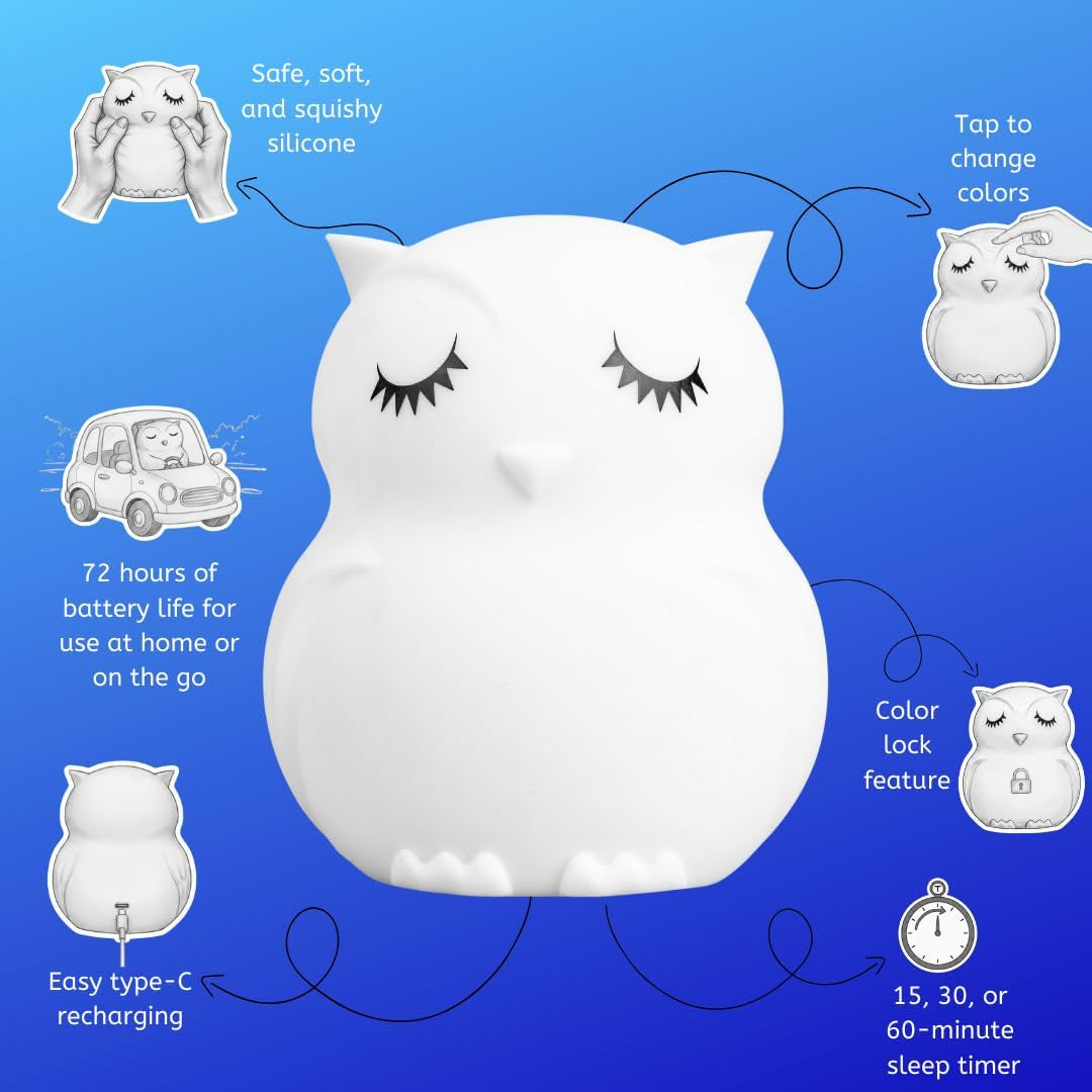 owl night light for kids