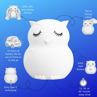 owl night light for kids