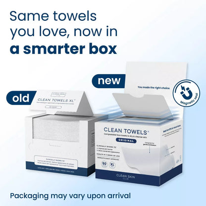 Clean Skin Club Disposable Face Towel for Improved Skin - XL - 50Ct