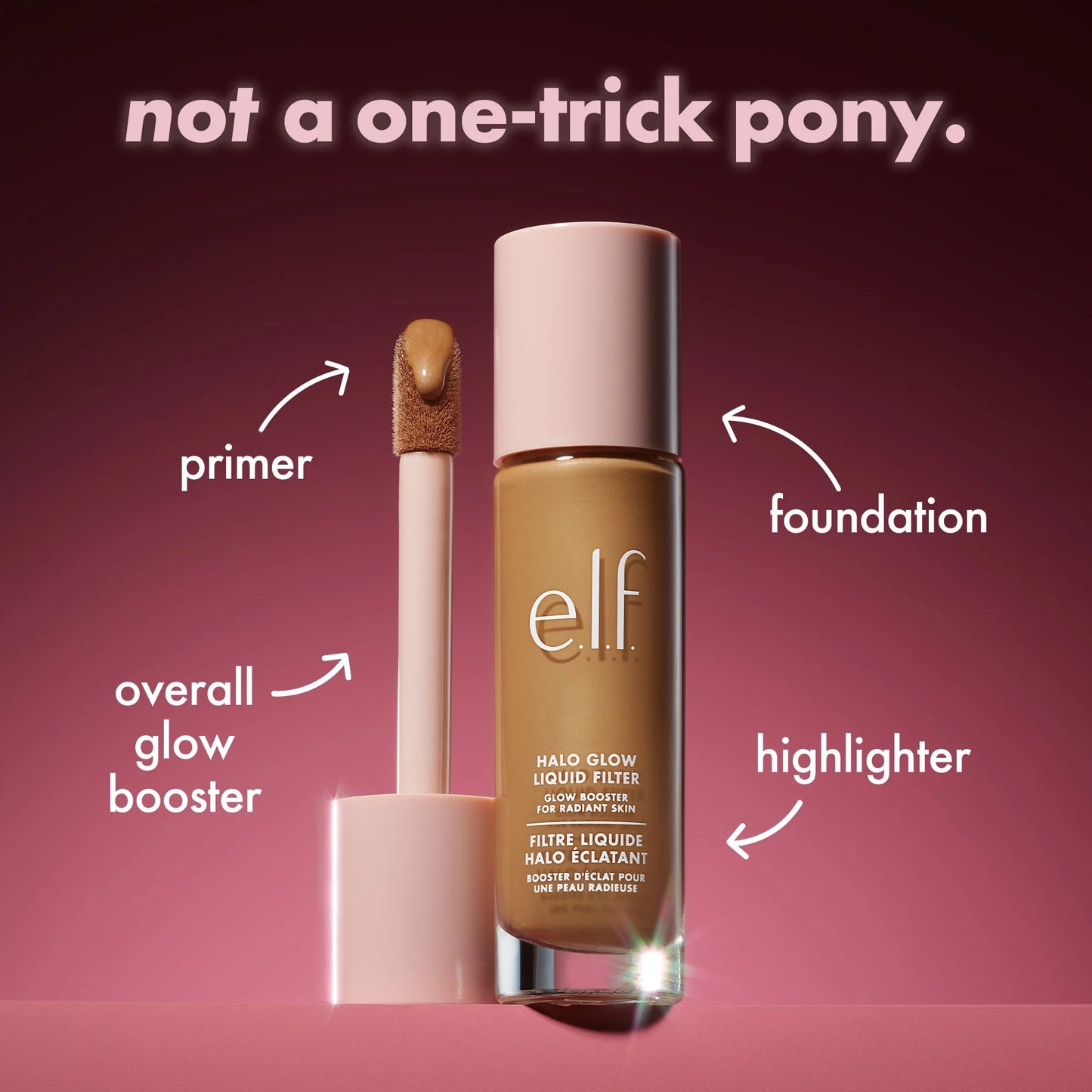 E.L.F. Halo Glow Liquid Filter, 0 Fair, 1.06 Fl Oz