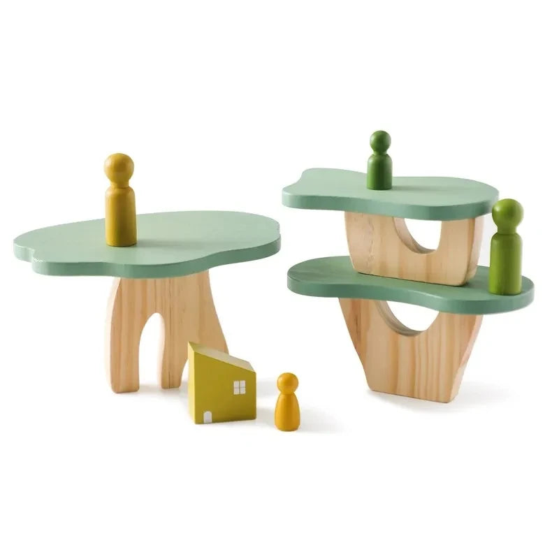 Montessori sensory stacking toys for babies