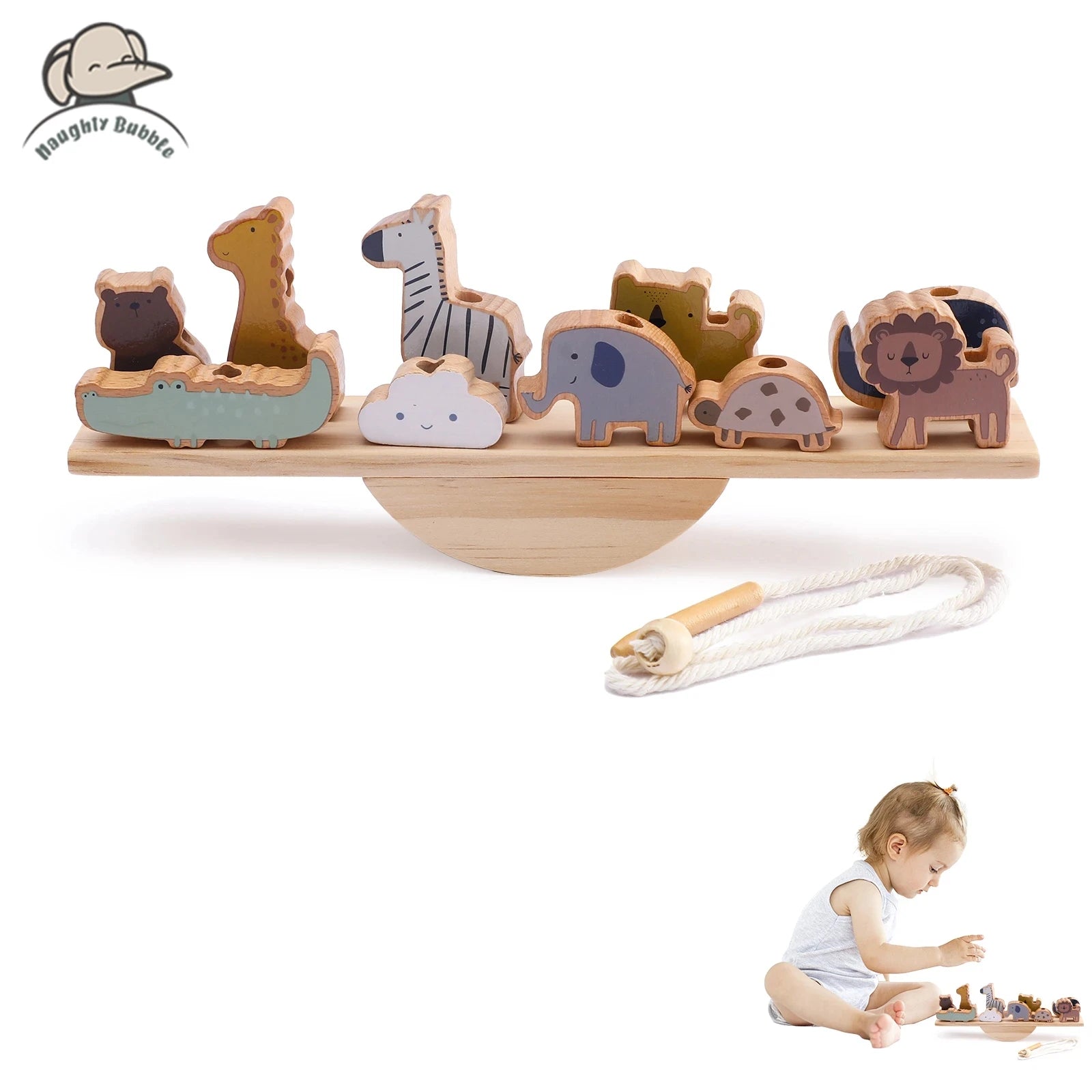 Montessori sensory stacking toys for babies