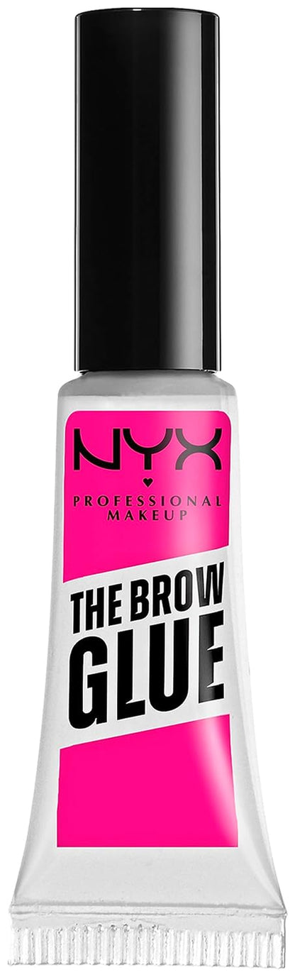 Fat Oil Lip Drip, Moisturizing, Shiny and Vegan Tinted Lip Gloss - That'S Chic (Deep Berry) & the Brow Glue, Extreme Hold Eyebrow Gel - Clear