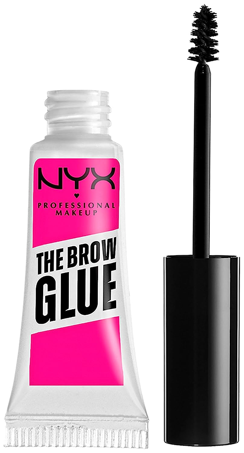 Fat Oil Lip Drip, Moisturizing, Shiny and Vegan Tinted Lip Gloss - That'S Chic (Deep Berry) & the Brow Glue, Extreme Hold Eyebrow Gel - Clear