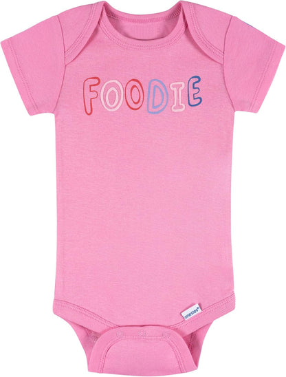 Baby Girls' 8-Pack Short Sleeve Mix & Match Bodysuits