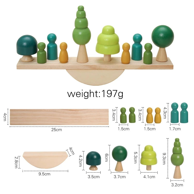 Montessori sensory stacking toys for babies