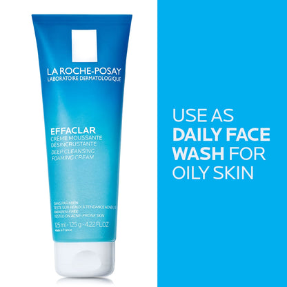 Effaclar Cream Cleanser for Oily Skin, 4.22 Fl Oz