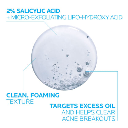 Effaclar Medicated Acne Face Wash, 1.69 Fl Oz