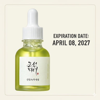 Beauty of Joseon Calming Serum Green Tea Panthenol Soothing, 30Ml(Exp 04/08/27)